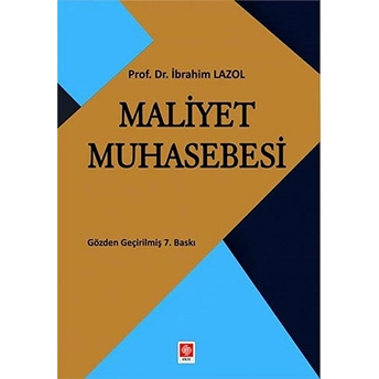 Maliyet Muhasebesi - Ibrahim Lazol