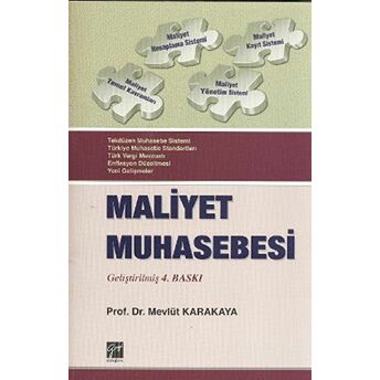 Maliyet Muhasebesi Mevlüt Karakaya