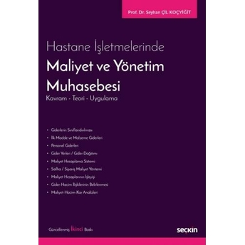 Maliyet Ve Yönetim Muhasebesi Seyhan Çil Koçyiğit