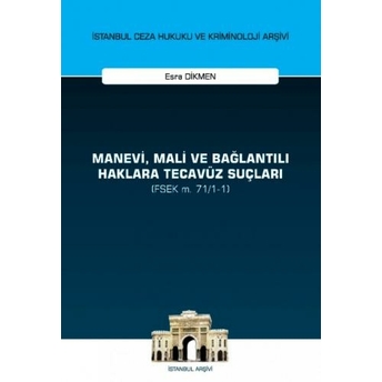 Manevi, Mali Ve Bağlantılı Haklara Tecavüz Suçları Esra Dikmen