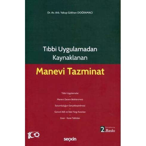 Manevi Tazminat Yakup Gökhan Doğramacı