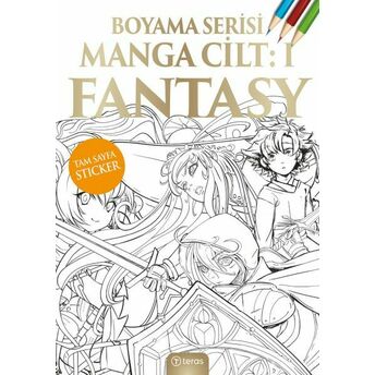 Manga Boyama Cilt I: Fantasy Kolektif