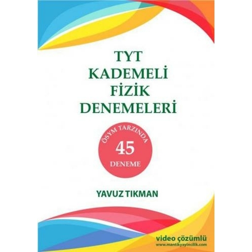 Mantık Yayıncılık Tyt Kademeli Fizik Denemeleri