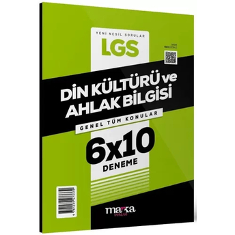 Marka Yayınları 2024 8. Sınıf Lgs Din Kültürü Ve Ahlak Bilgisi 6X10 Deneme Komisyon