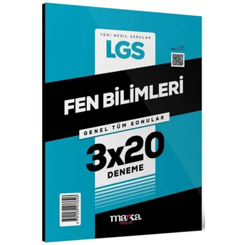 Marka Yayınları 2024 8. Sınıf Lgs Fen Bilimleri 3X20 Deneme Komisyon