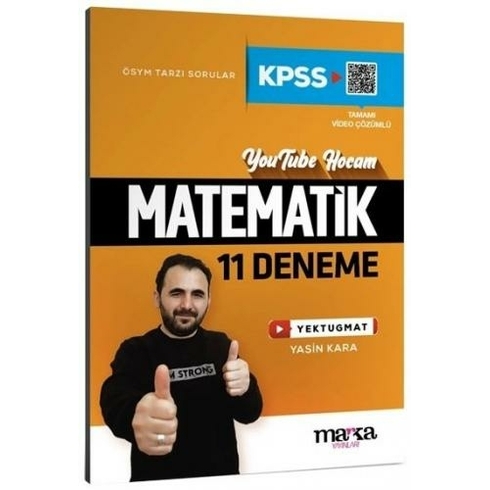 Marka Yayınları Kpss 2023 Youtube Hocam Matematik Ösym Tarzı Video Çözümlü 11 Deneme Yektugmat