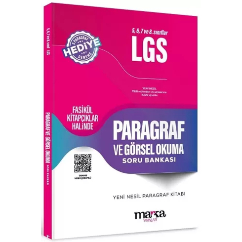 Marka Yayınları Lgs Paragraf Ve Görsel Okuma Soru Bankası Komisyon