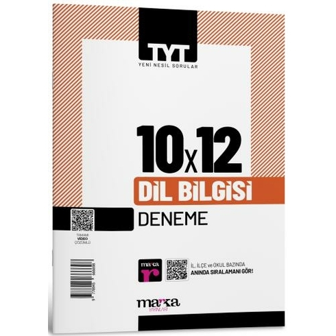 Marka Yayınları Tyt 2023 Dil Bilgisi 10×12 Deneme