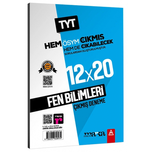 Marka Yayınları Tyt 2023 Fen Bilimleri 12 Deneme Sınavı Tamamı Video Çözümlü