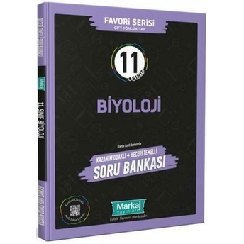 Markaj Yayınları 11. Sınıf Favori Serisi Biyoloji Kazanım Odaklı Beceri Temelli Soru Bankası Komisyon