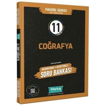 Markaj Yayınları 11. Sınıf Favori Serisi Coğrafya Kazanım Odaklı Beceri Temelli Soru Bankası Komisyon