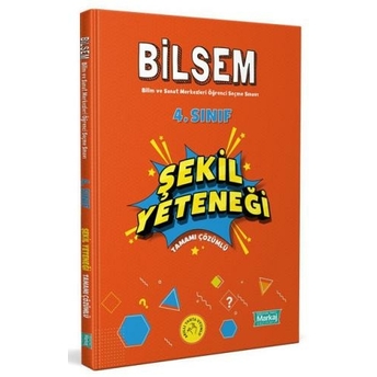 Markaj Yayınları 4. Sınıf Bilsem Hazırlık Şekil Yeteneği Tamamı Çözümlü Komisyon