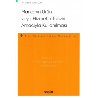 Markanın Ürün Veya Hizmetin Tasviri Amacıyla Kullanılması Özlem Kurt