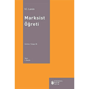 Marksist Öğreti Vladimir Ilyiç Lenin