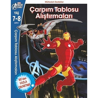 Marvel Avengers Assemble Çarpım Tablosu Alıştırmaları 7-8 Yaş Chris Andrew