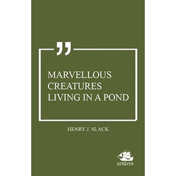 Marvellous Creatures Living In A Pond Henry J. Slack