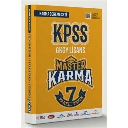 Master Karma Yayınları 2020 Kpss Gkgy Lisans 7'Li Deneme Seti