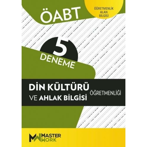 Masterwork Öabt Din Kültürü Ve Ahlak Bilgisi Öğretmenliği 5 Deneme