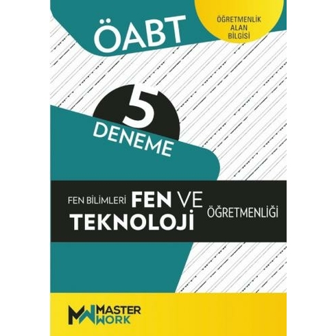 Masterwork Öabt Fen Bilimleri Fen Ve Teknoloji Öğretmenliği 5 Deneme