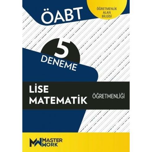 Masterwork Öabt Lise Matematik Öğretmenliği 5 Deneme