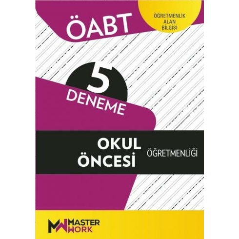 Masterwork Öabt Okul Öncesi Öğretmenliği 5 Deneme