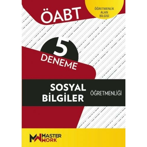 Masterwork Öabt Sosyal Bilgiler Öğretmenliği 5 Deneme