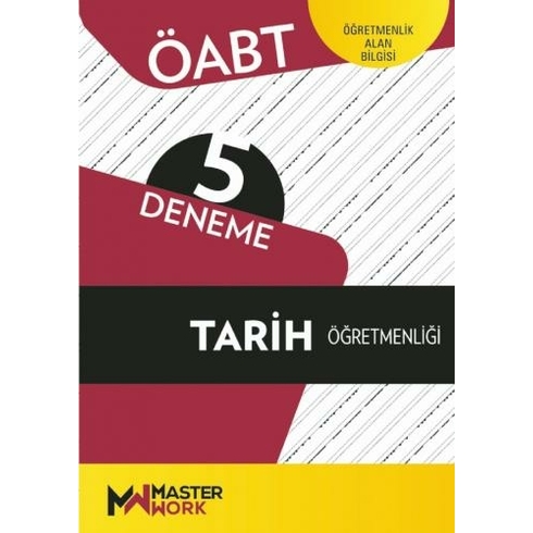 Masterwork Öabt - Tarih Öğretmenliği - 5 Deneme