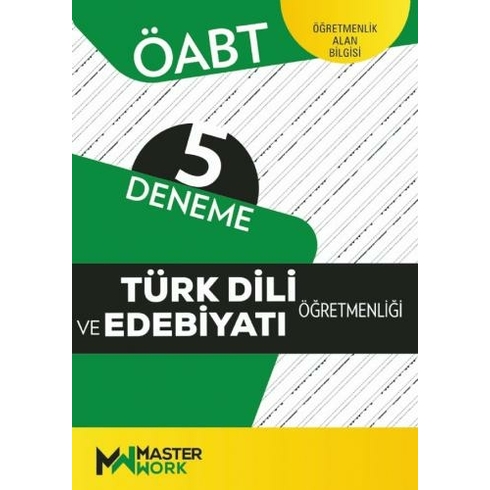 Masterwork Öabt - Türk Dili Ve Edebiyatı Öğretmenliği - 5 Deneme