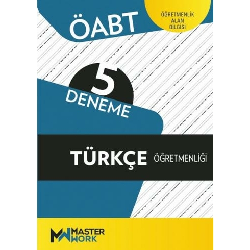 Masterwork Öabt Türkçe Öğretmenliği 5 Deneme