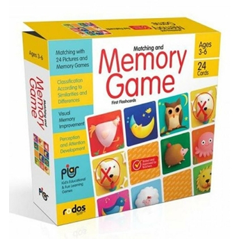 Matching And Memory Game - First Flashcards - Ages 3-6 Kolektıf