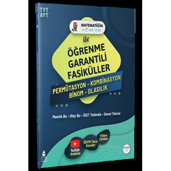 Matematiğin Güler Yüzü Tyt Ayt Permütasyon Kombinasyon Binom Olasılık Öğrenme Garantili Fasiküller Komisyon