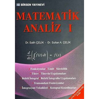 Matematik Analizi 1 Salih Çelik