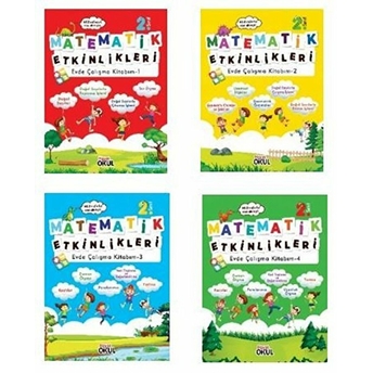 Matematik Etkinlikleri 2.Sınıf Evde Çalışma Kitabım (4 Kitap Takım) Ali Irmak