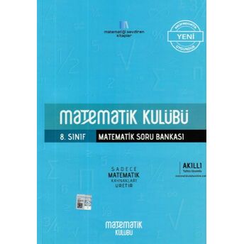 Matematik Kulübü 8. Sınıf Matematik Soru Bankası (Yeni) Şebnem Türkçe