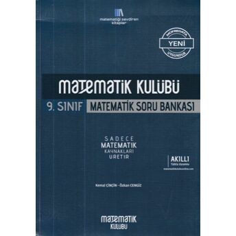 Matematik Kulübü 9. Sınıf Matematik Soru Bankası (Yeni) Kolektif