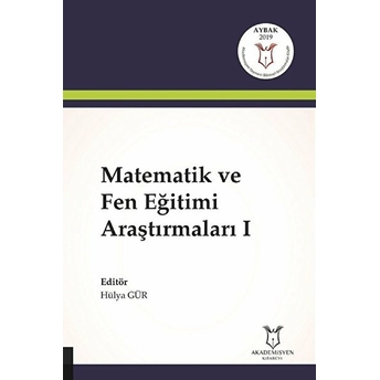 Matematik Ve Fen Eğitimi Araştırmaları 1