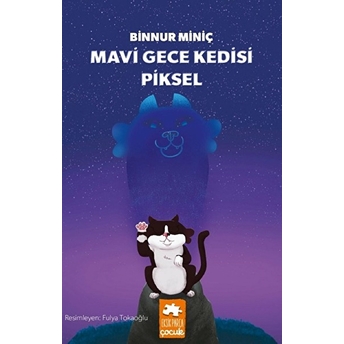 Mavi Gece Kedisi Piksel Binnur Miniç