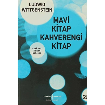 Mavi Kitap Kahverengi Kitap Ludwig Wittgenstein