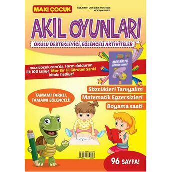 Maxi Çocuk Akıl Oyunları 1 Kolektif