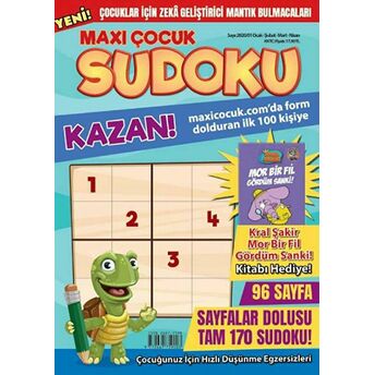 Maxi Çocuk Sudoku 1 Kolektif