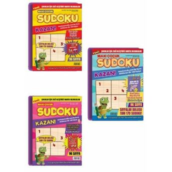 Maxi Çocuk Sudoku 3'Lü Set Kolektif