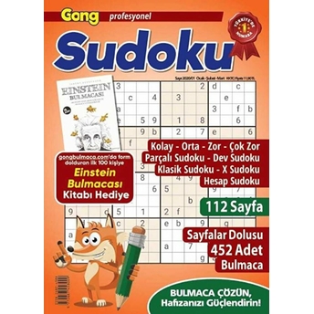 Maxi Gong Profesyonel Sudoku 1 Kolektif