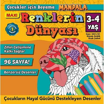 Maxi Mandala Renklerin Dünyası Mandala 1 Kolektif