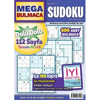 Maxi Mega Sudoku Bulmaca 1 Kolektif