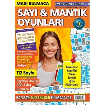 Maxi Sayı Ve Mantık Oyunları 1 Kolektif