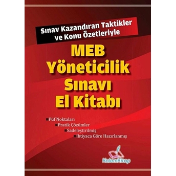 Meb Yöneticilik Sınavı El Kitabı