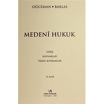 Medeni Hukuk Ciltli M. Kemal Oğuzman