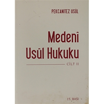 Medeni Usul Hukuku 2.Cilt Ciltli Hakan Pekcanıtez