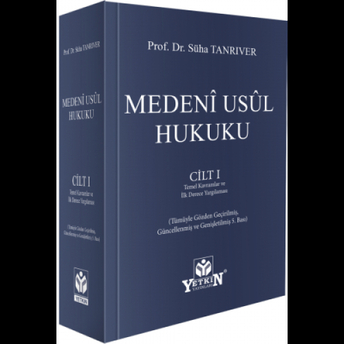 Medeni Usul Hukuku Cilt 1 Süha Tanrıver