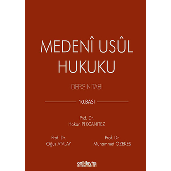 Medeni Usul Hukuku Ders Kitabı Ciltli Hakan Pekcanıtez